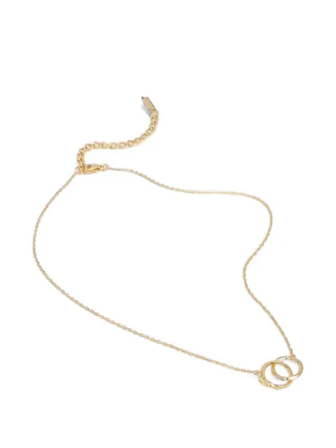 Trussardi interlocking ring necklace