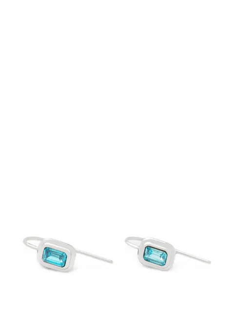 Trussardi crystal-embellished drop earrings