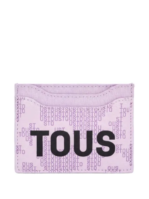 TOUS logo-print card holder