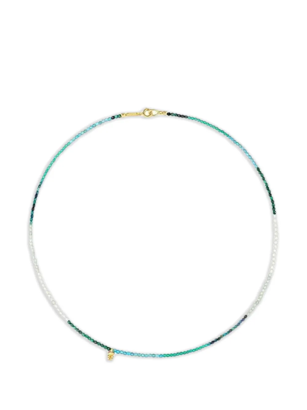TOUS beaded pendant necklace - Blu