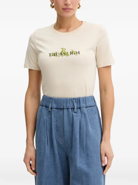 Trussardi logo-embroidered T-shirt