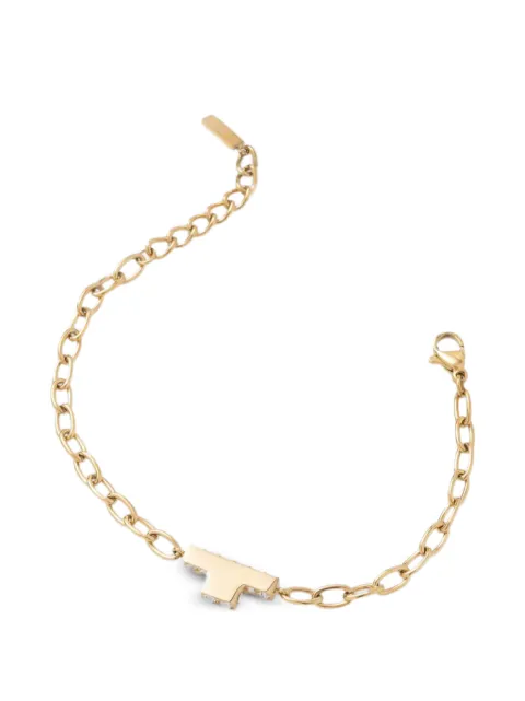Trussardi logo crystal bracelet