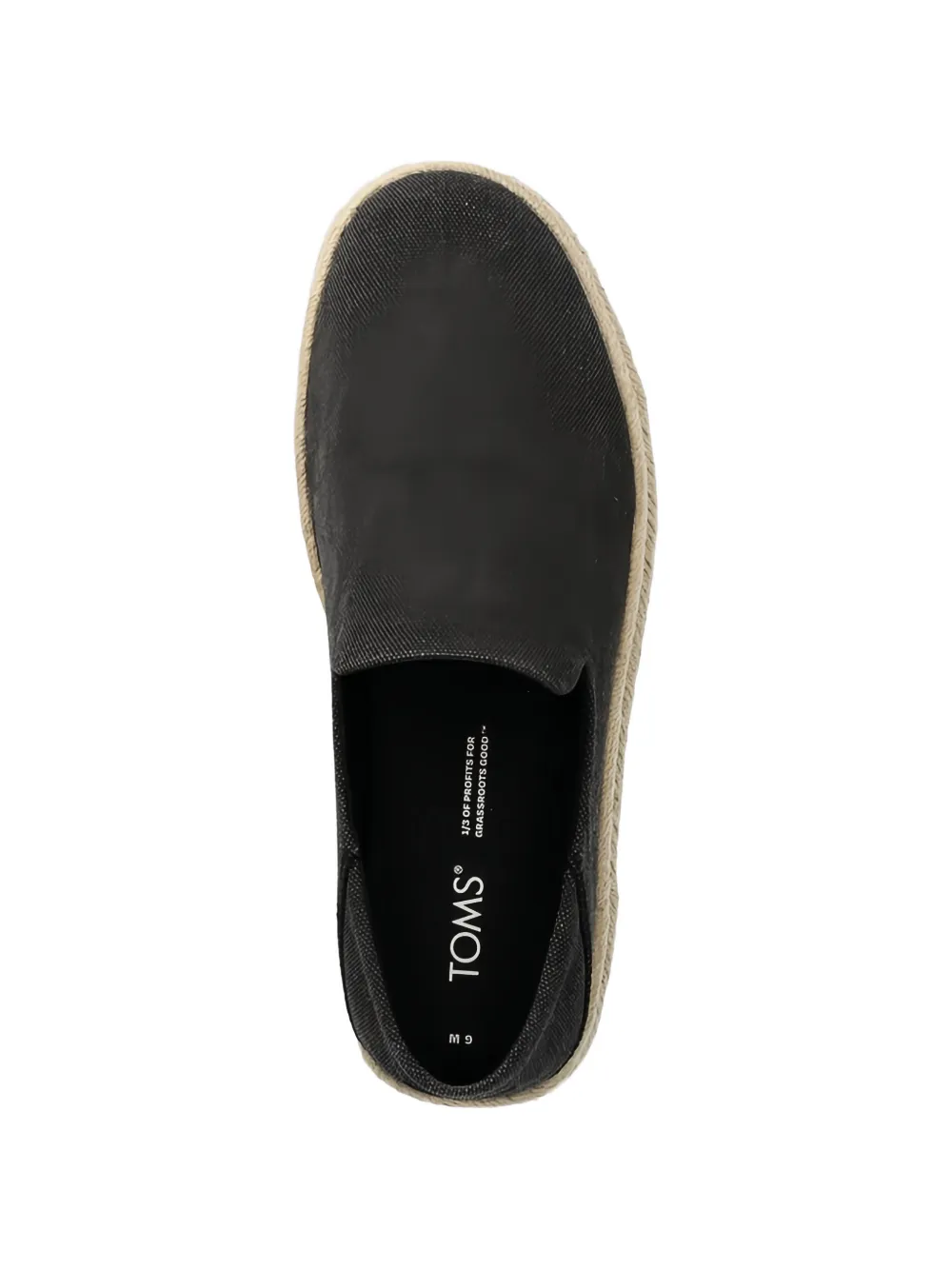 Toms Santiago espadrilles Zwart