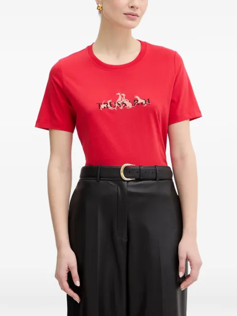 Trussardi embroidery T-shirt