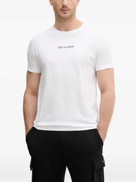 Trussardi graphic-print logo-print T-shirt