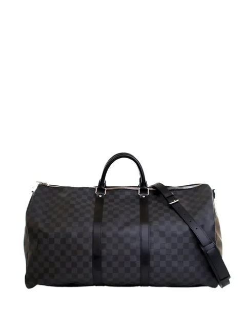 Louis Vuitton Pre-Owned 2013 Damier Graphite Keepall Bandouliere 55 travel bag