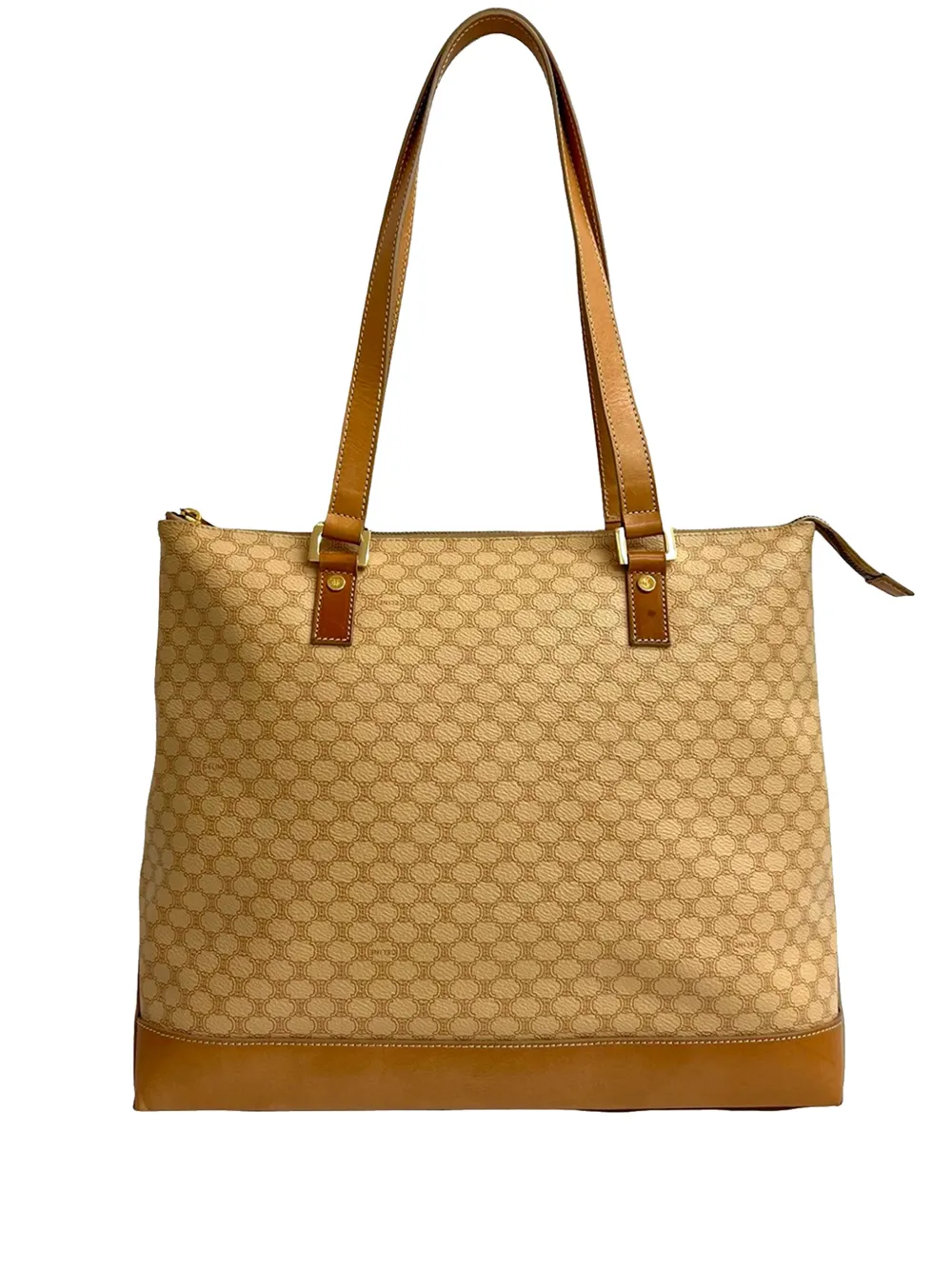 Celine Pre-Owned 2000 Macadam Coated Canvas tote bag - Marrone