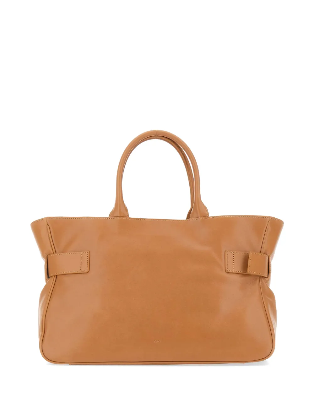  Osoi Tote Brocle Leather Bag - Brown 