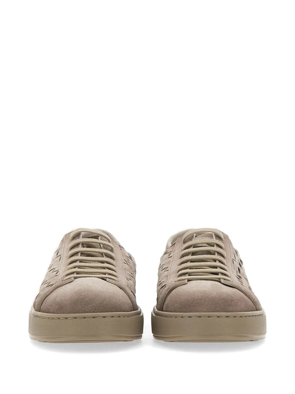 Santoni woven sneakers Beige