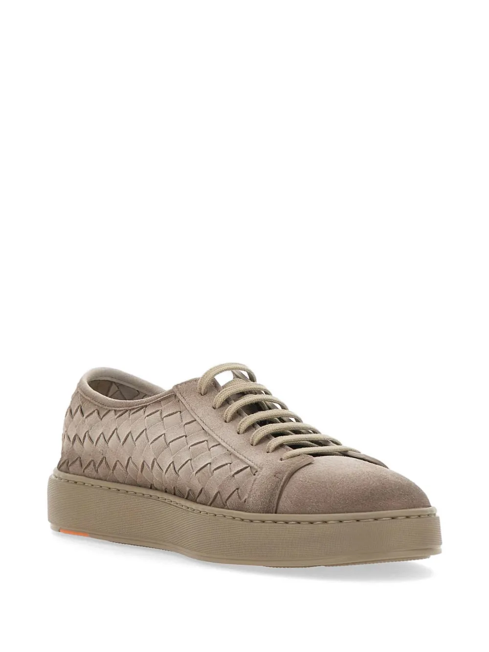 Santoni woven sneakers Beige