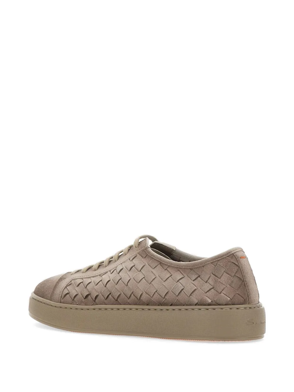 Santoni woven sneakers Beige