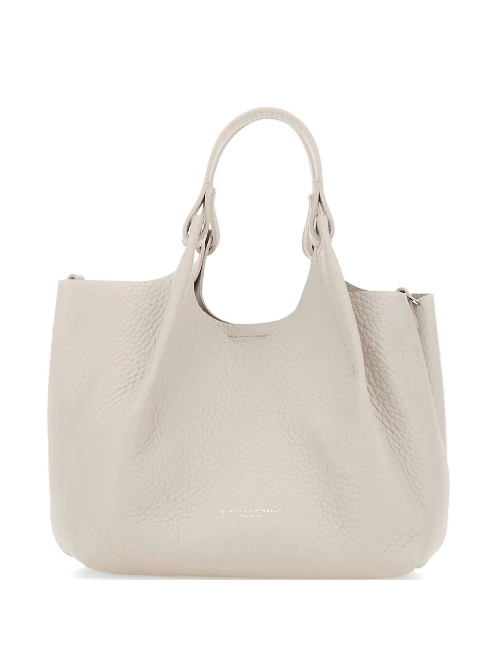 GIANNI CHIARINI Dua leather tote bag - Toni neutri