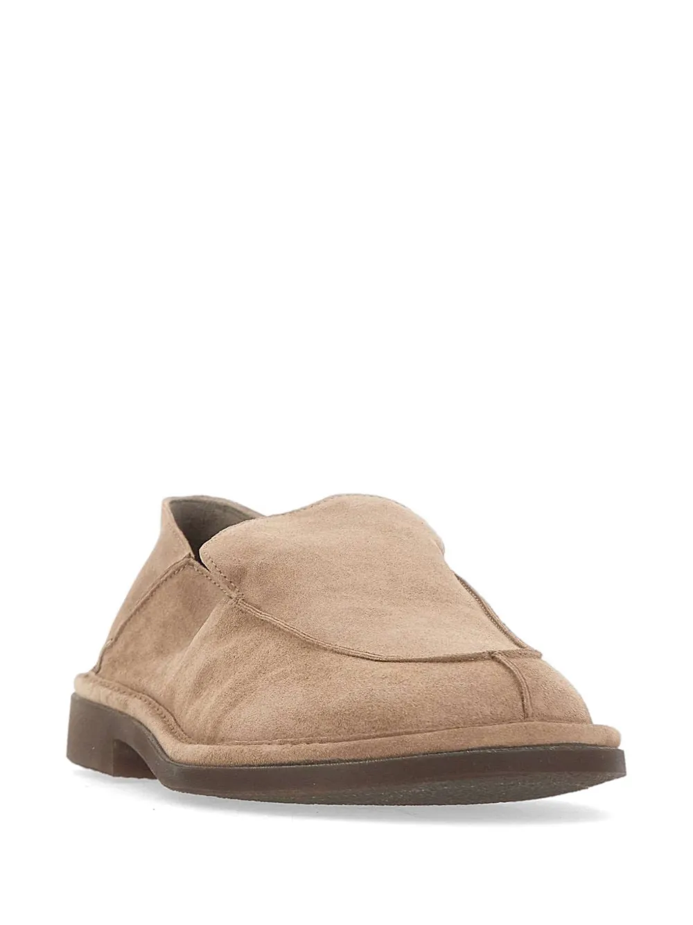 Alexander Hotto foldable-heel suede loafers Beige