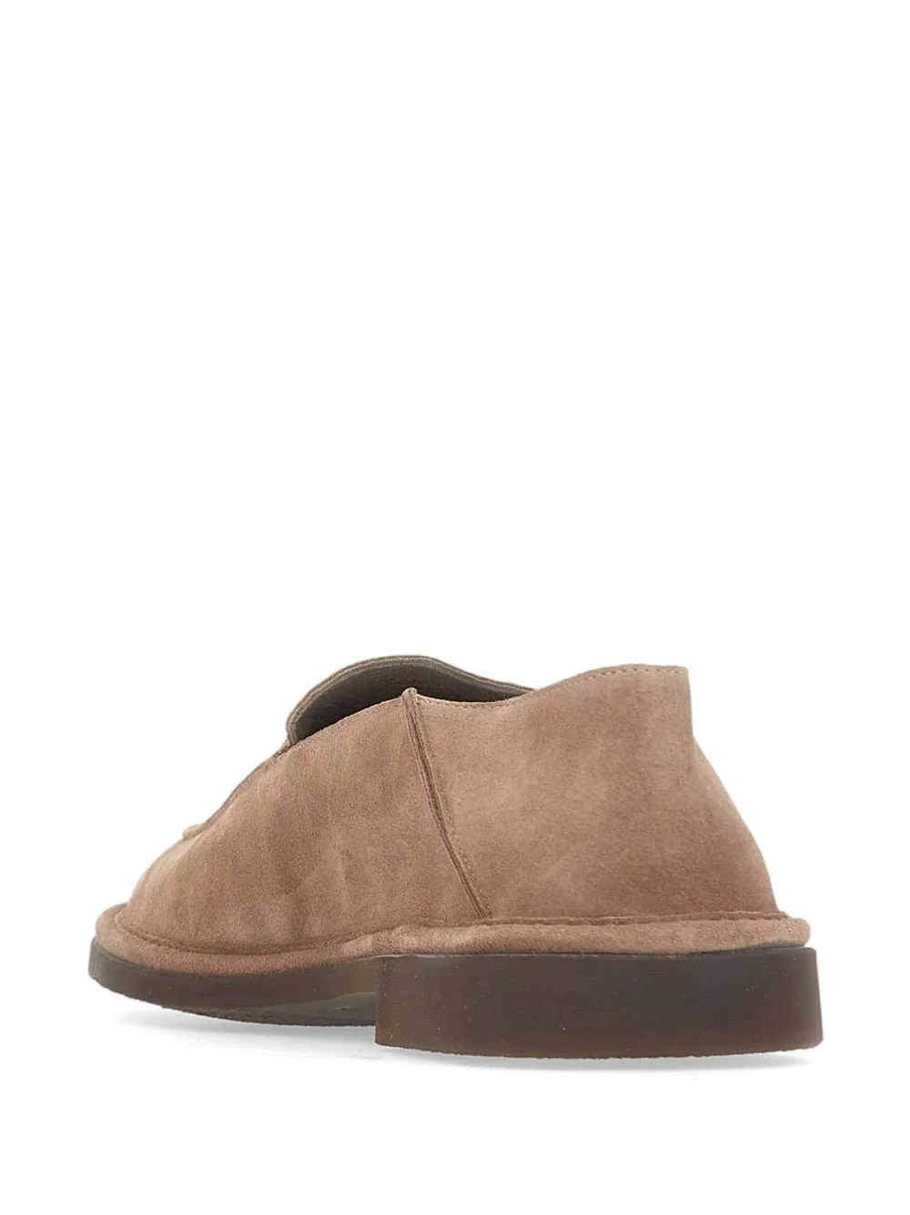 Alexander Hotto foldable-heel suede loafers Beige