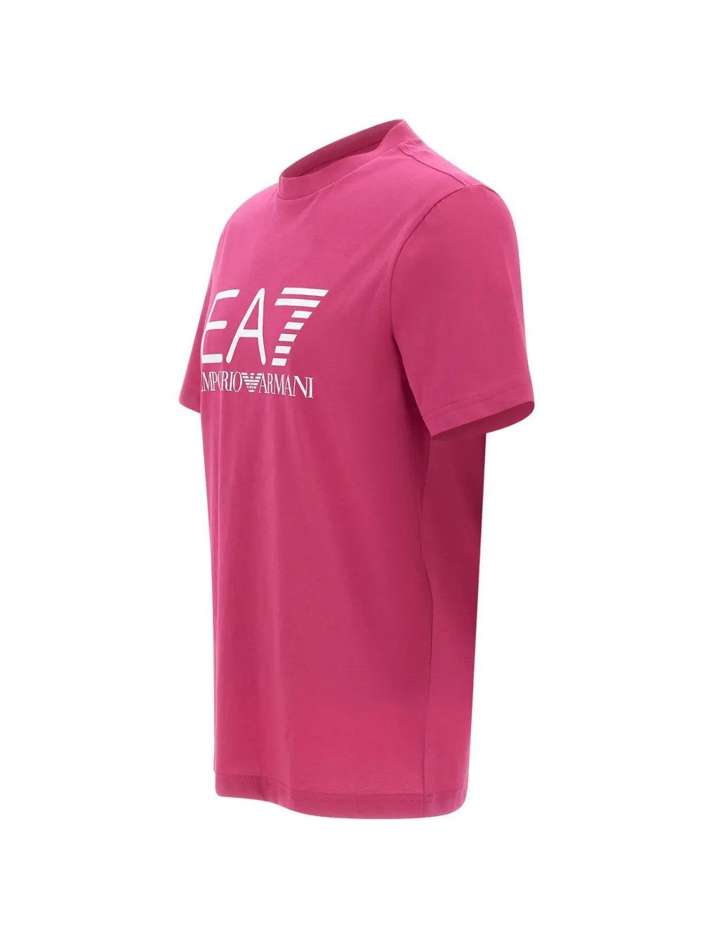 Ea7 Emporio Armani T-shirt met logoprint Roze