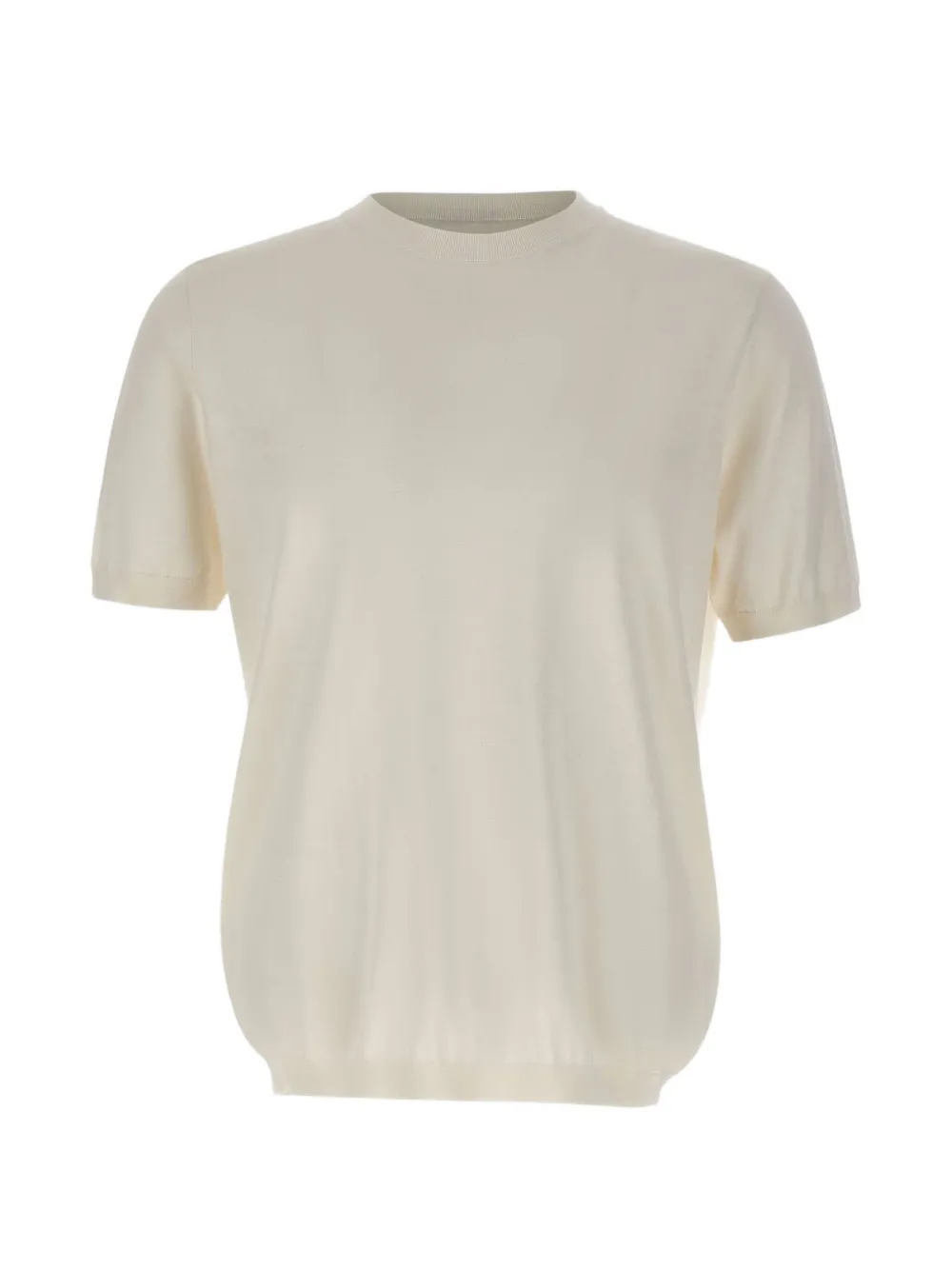 Kangra short-sleeve ribbed sweater - Toni neutri