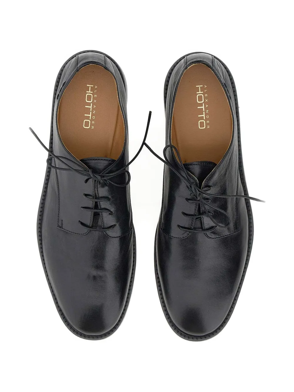 Alexander Hotto lace-up leather shoes Zwart