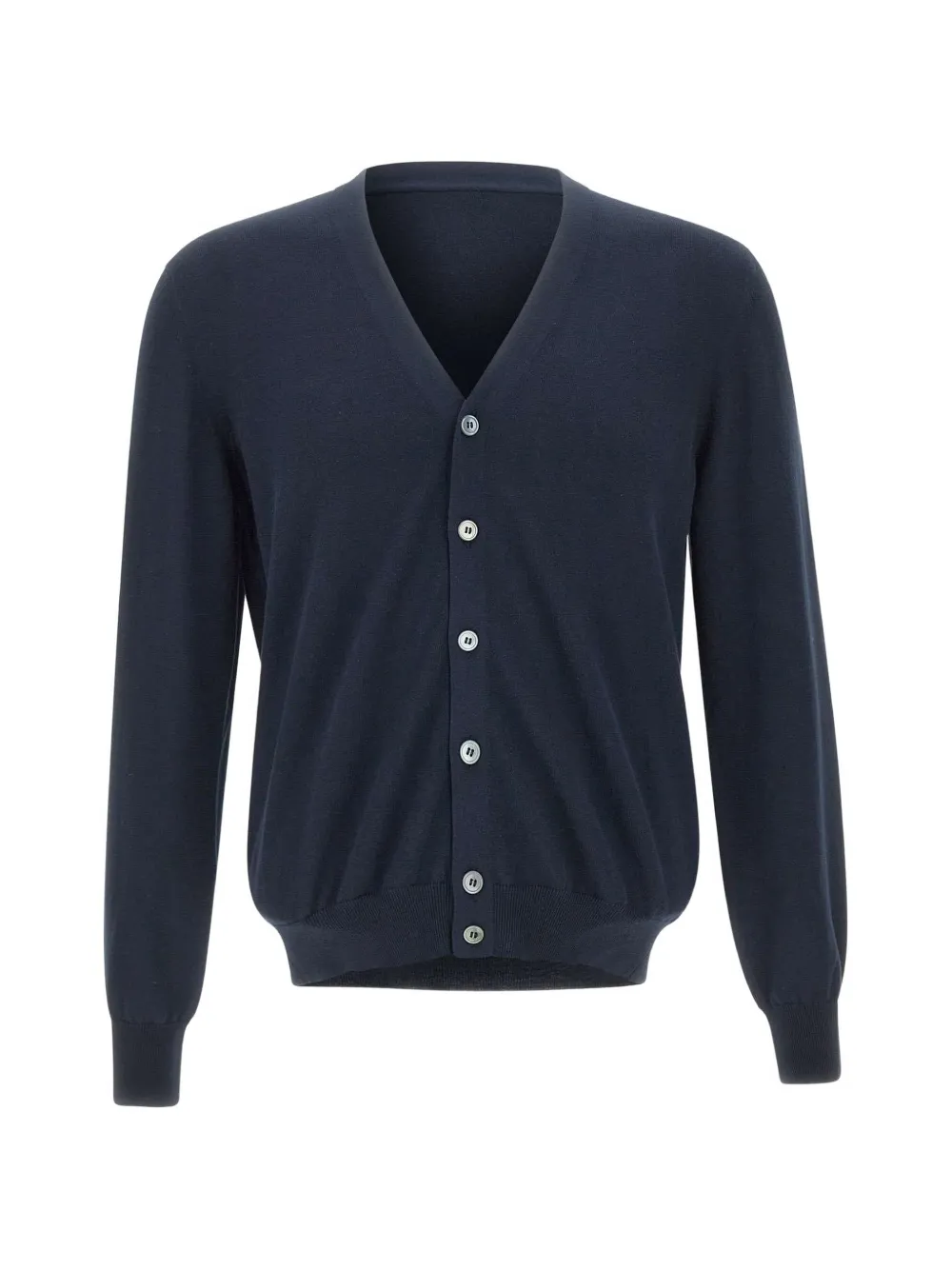 Gran Sasso V-neck button cardigan - Blu