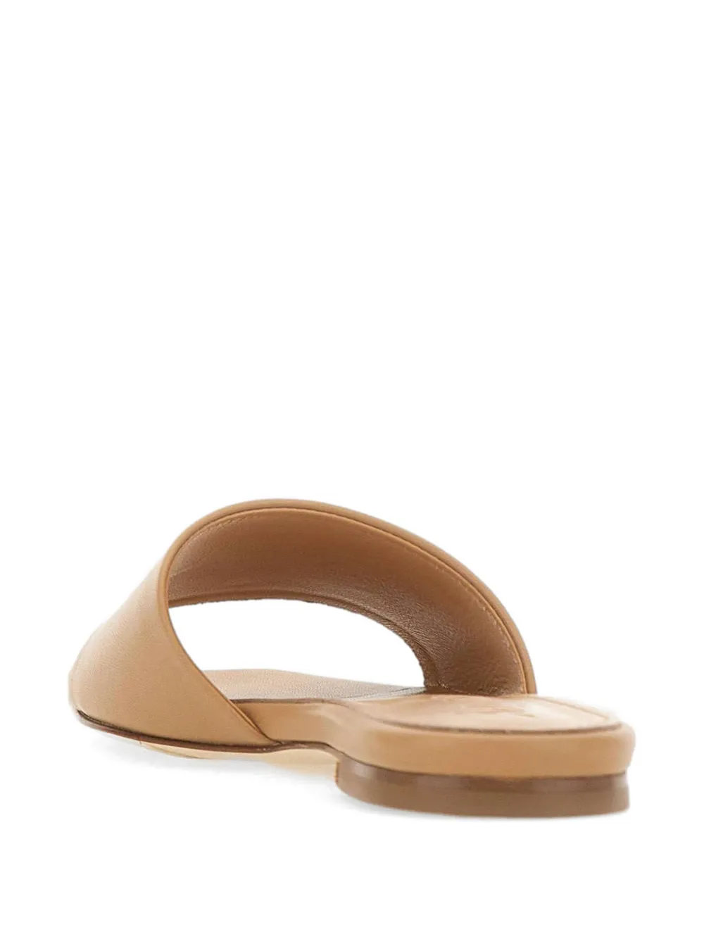 Aeyde Anna square toe strap sandals Beige