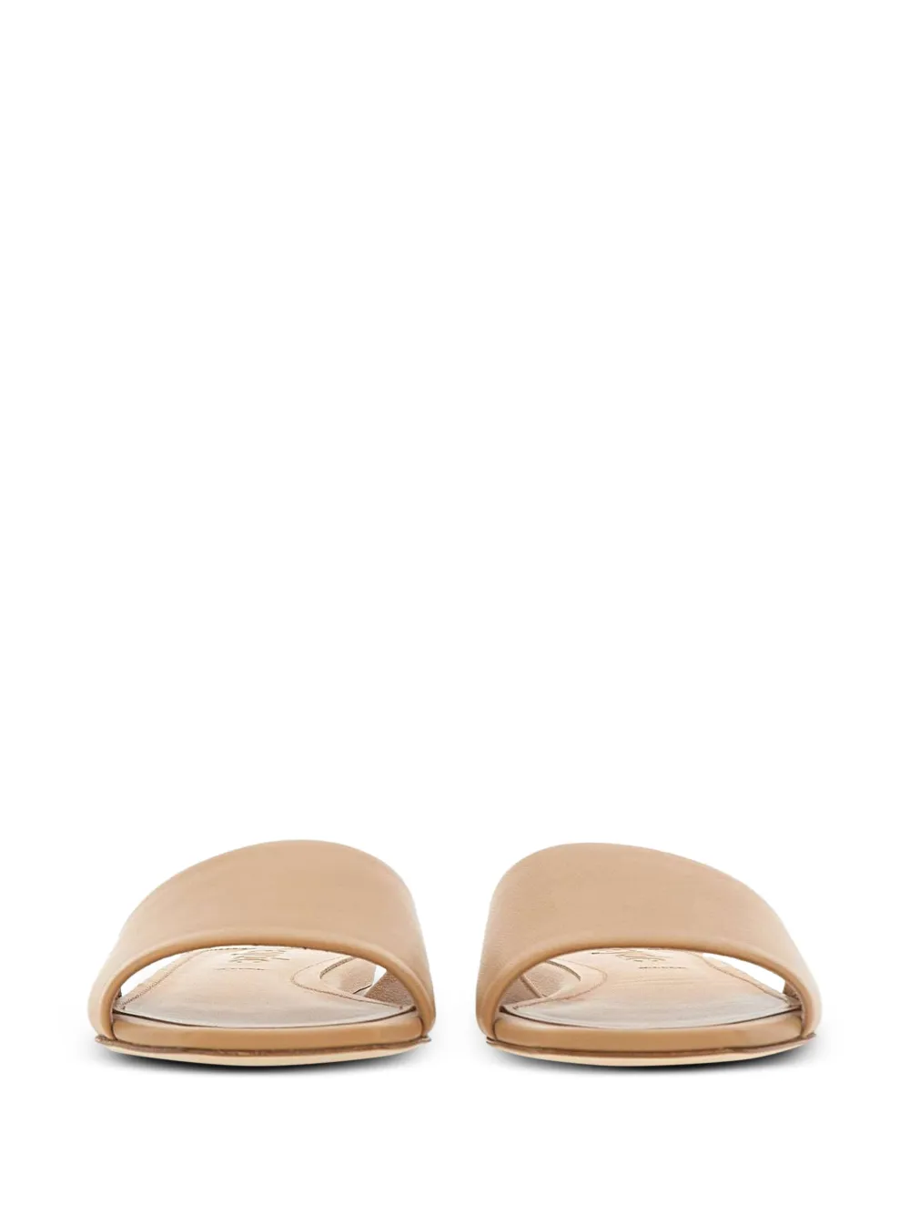  Aeyde Anna Square Toe Strap Sandals - Neutrals 
