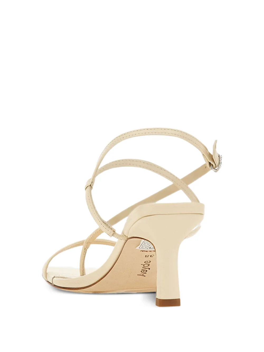  Aeyde Elise Slim Straps Toe Post Sandals - Neutrals 