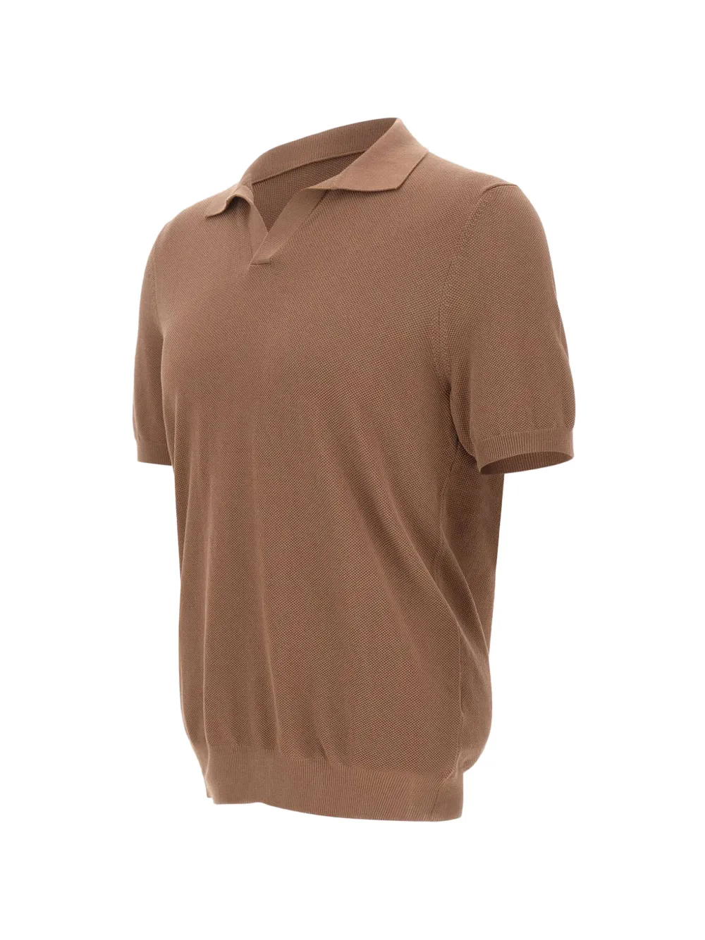  Gran Sasso T-shirt Con Scollo A V - Marrone 