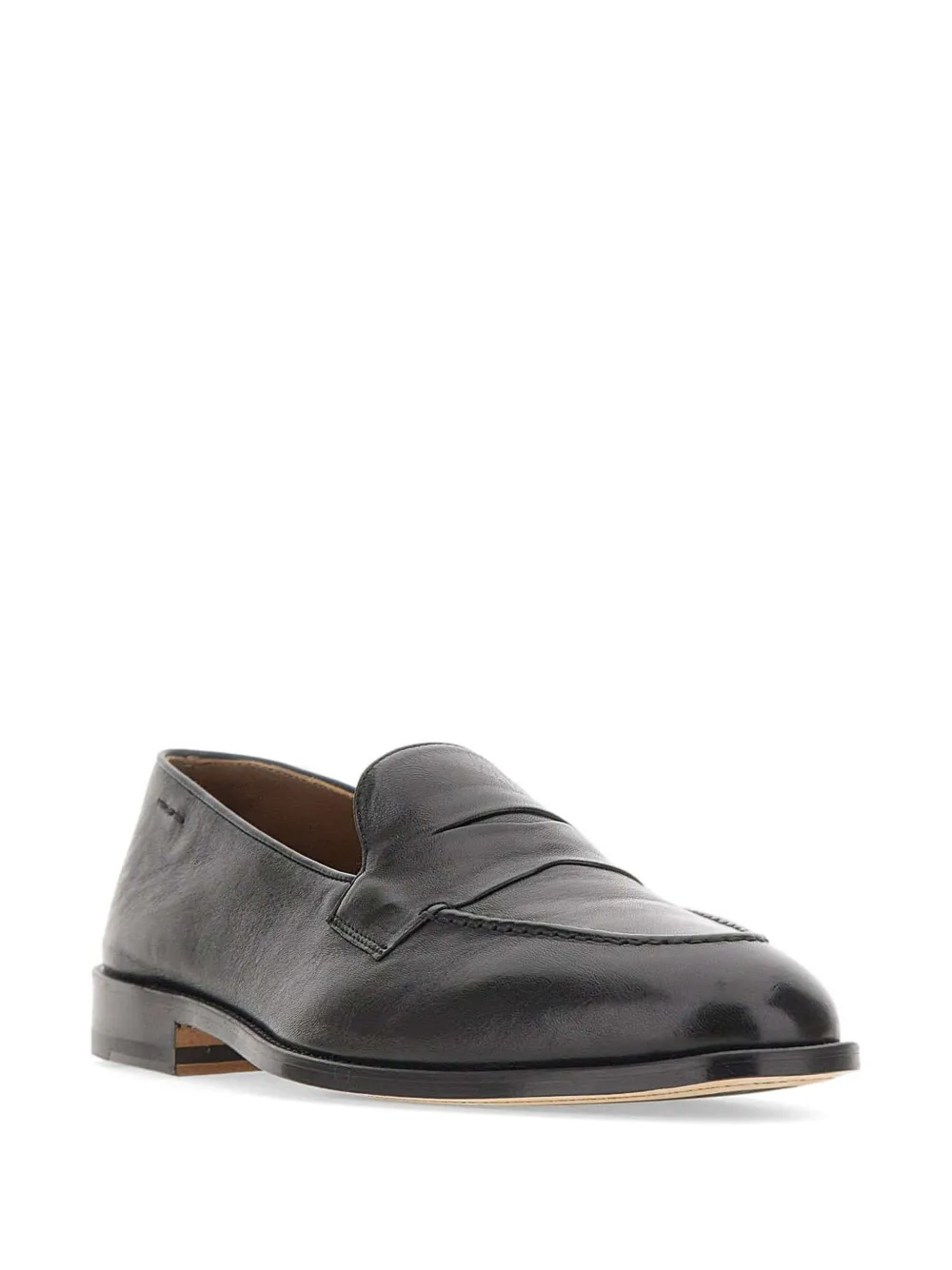 Alexander Hotto leather loafers Zwart