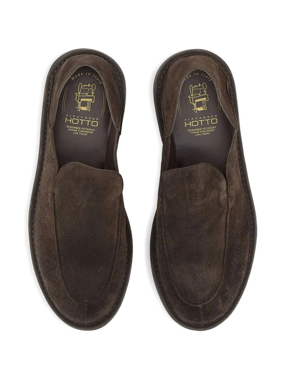Alexander Hotto Loafers met hak Bruin