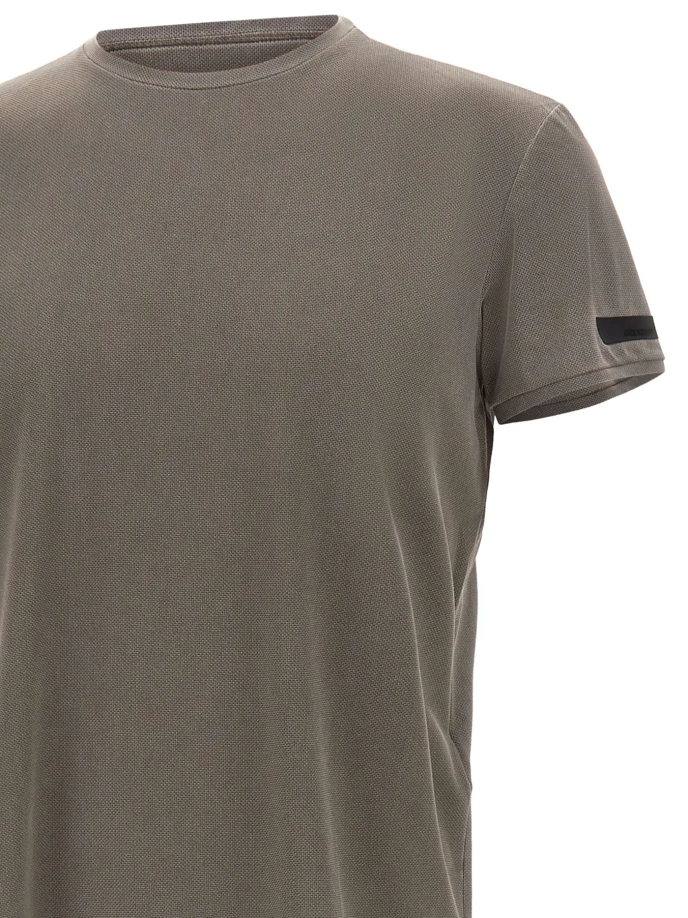 RRD Piqué T-shirt met ronde hals Grijs