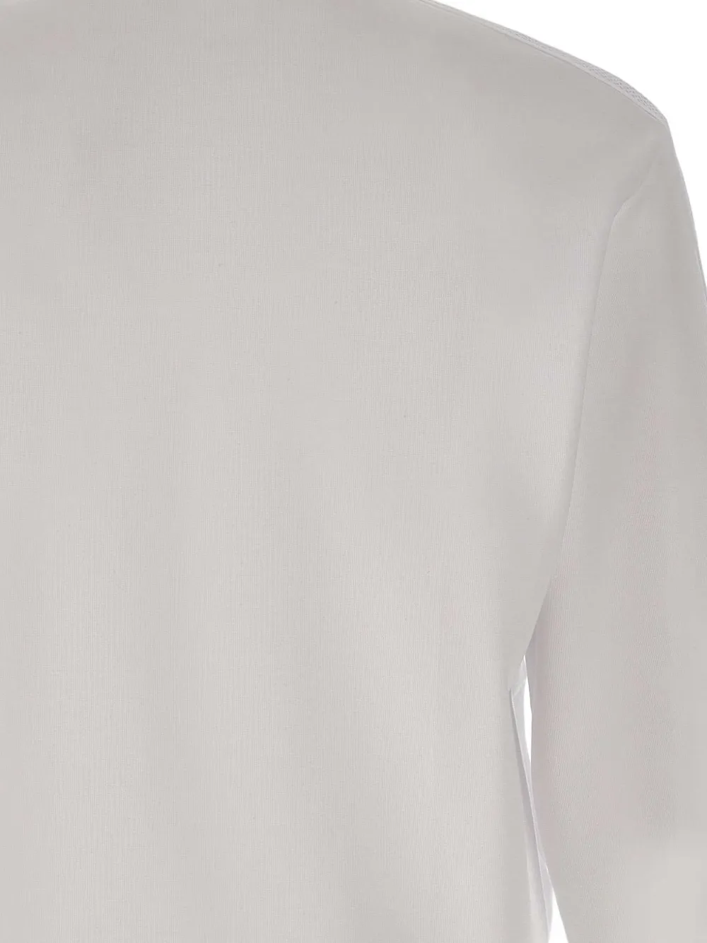 Ea7 Emporio Armani Sweater met logodetail en rits Wit