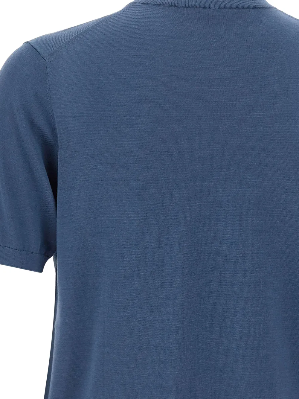 Kangra Sweater met korte mouwen Blauw