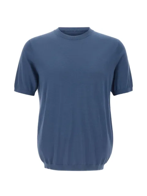 Kangra short-sleeve ribbed sweatshirt