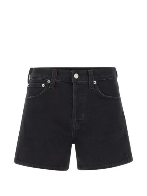 AGOLDE five-pocket denim shorts