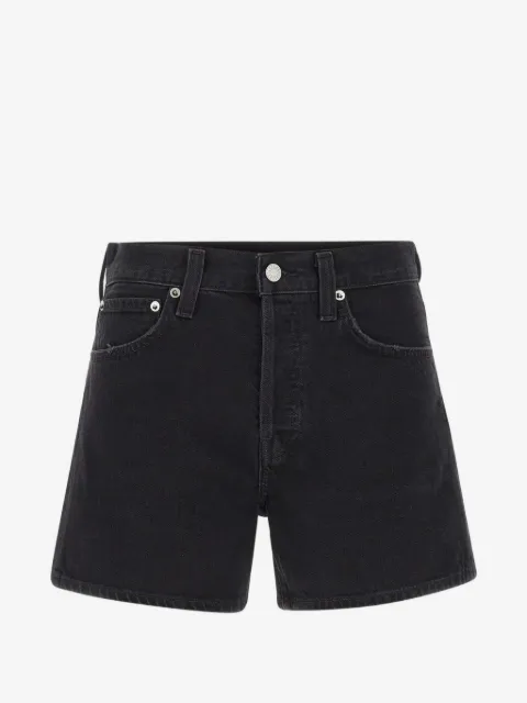 AGOLDE five-pocket denim shorts