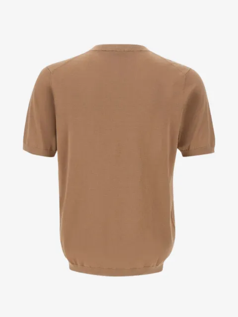 Kangra short-sleeved knitted top