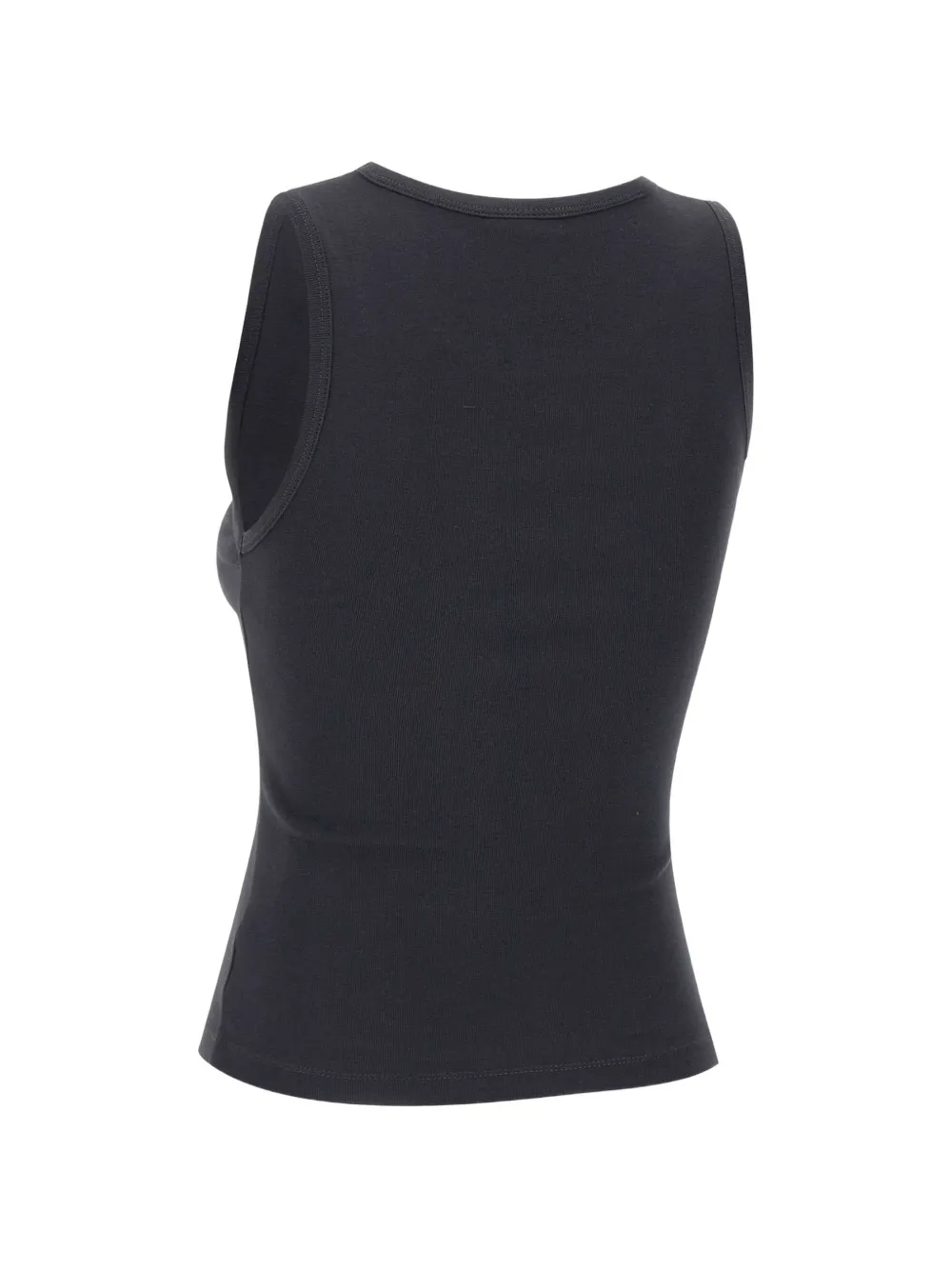 Vaquera Top met logoprint Zwart