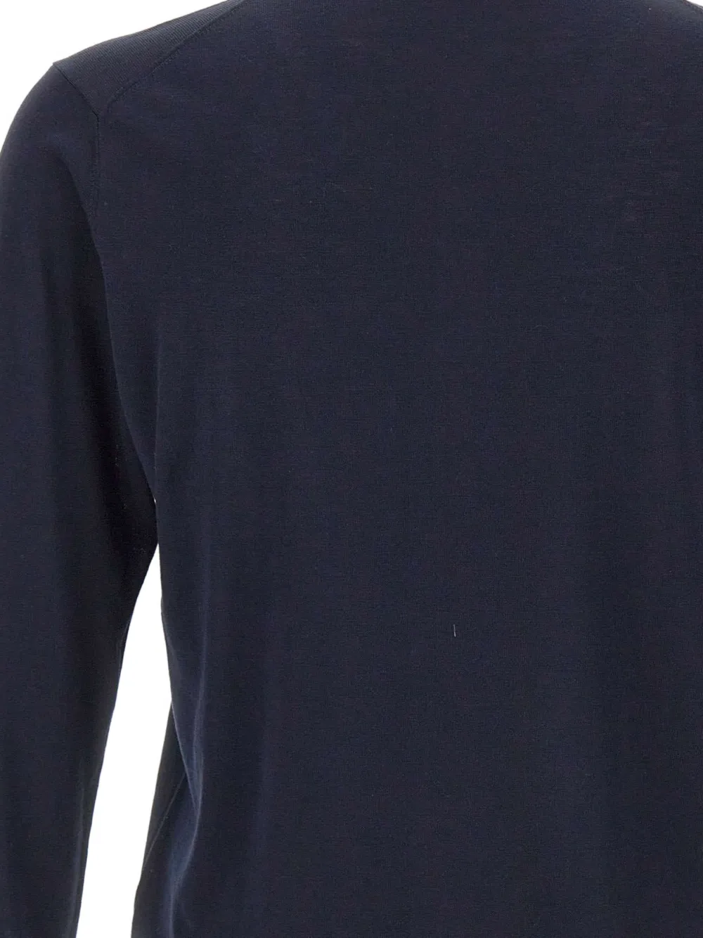 Kangra Poloshirt met lange mouwen Blauw