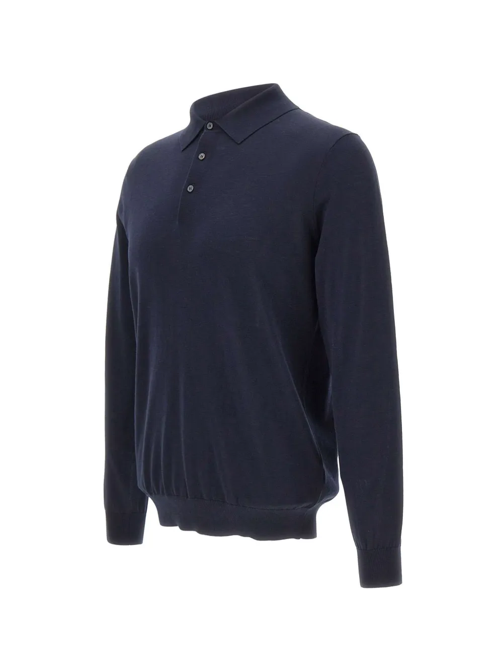 Kangra Poloshirt met lange mouwen Blauw