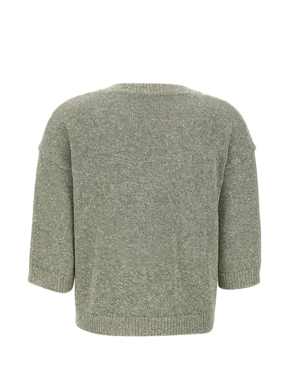  Kangra Sequin-embellished V-neck Blouse - Green 