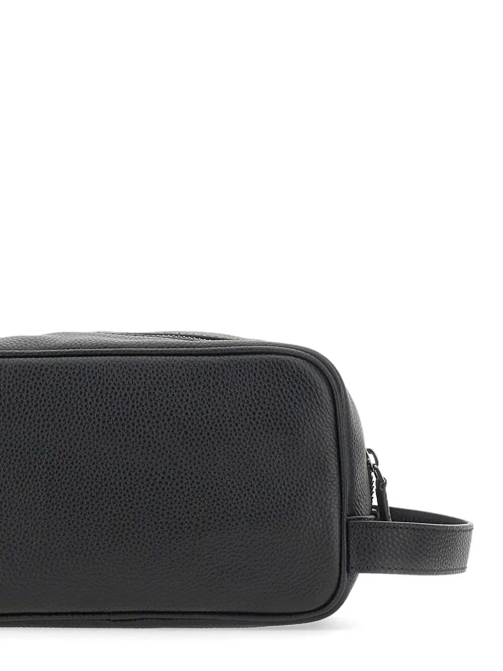 GIANNI CHIARINI Florence toilettas met logopatch Zwart