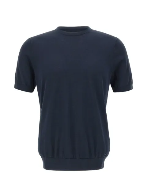 DIKTAT short-sleeved cotton sweater