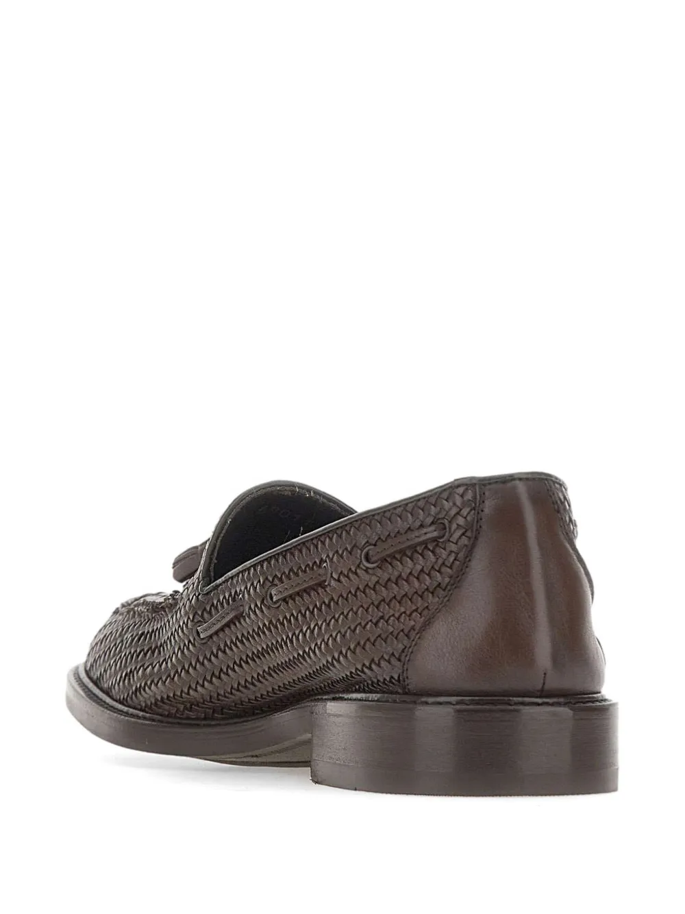 Alexander Hotto Geweven loafers met kwastje Bruin