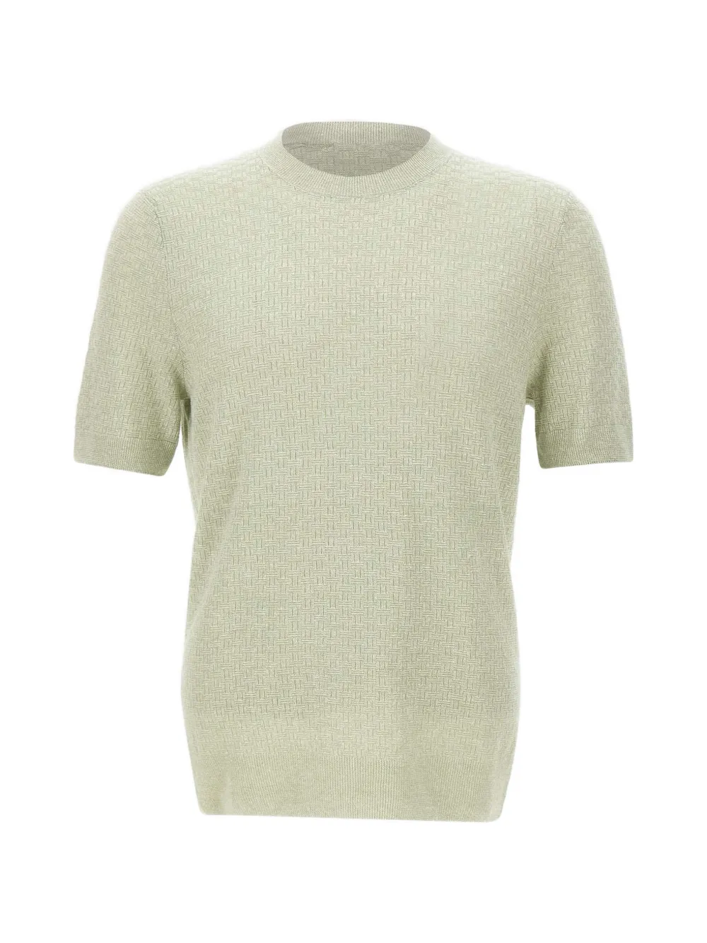 Gran Sasso woven-knit T-shirt - Verde