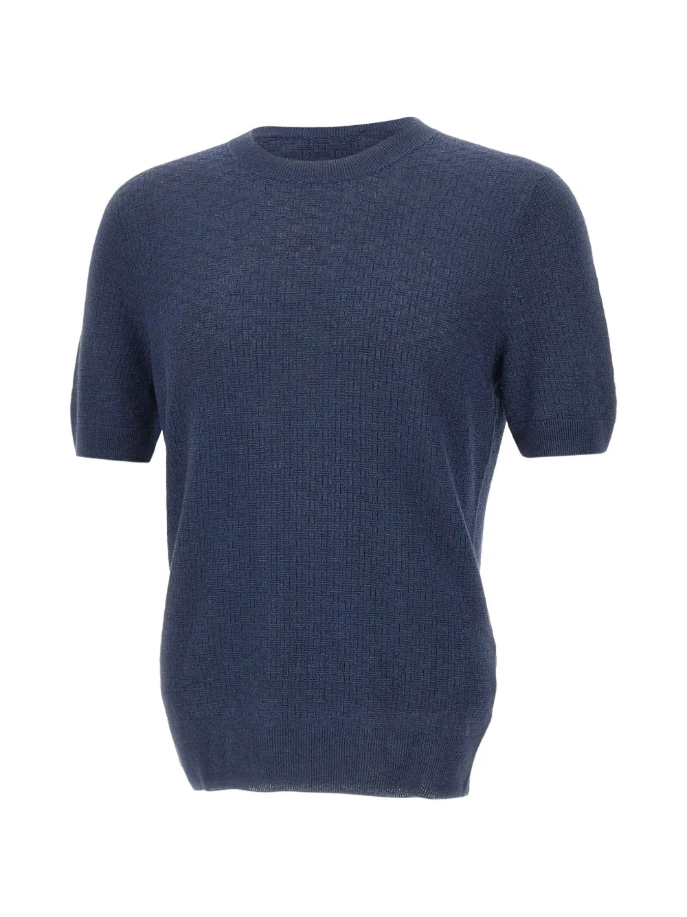 Gran Sasso Gebreid T-shirt Blauw