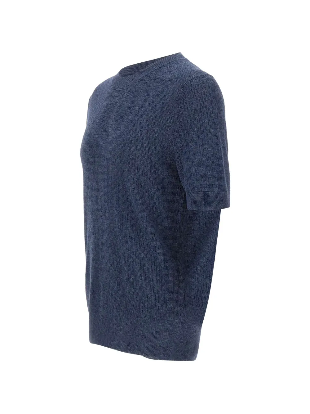 Gran Sasso Gebreid T-shirt Blauw
