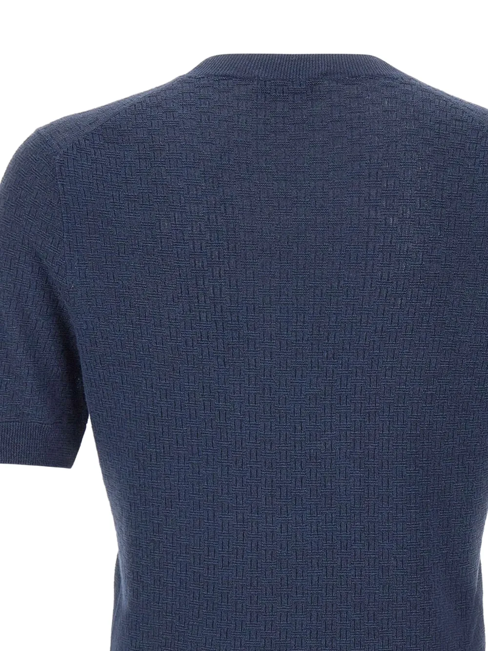 Gran Sasso Gebreid T-shirt Blauw