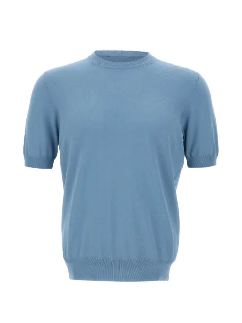 Gran Sasso short-sleeve ribbed sweater