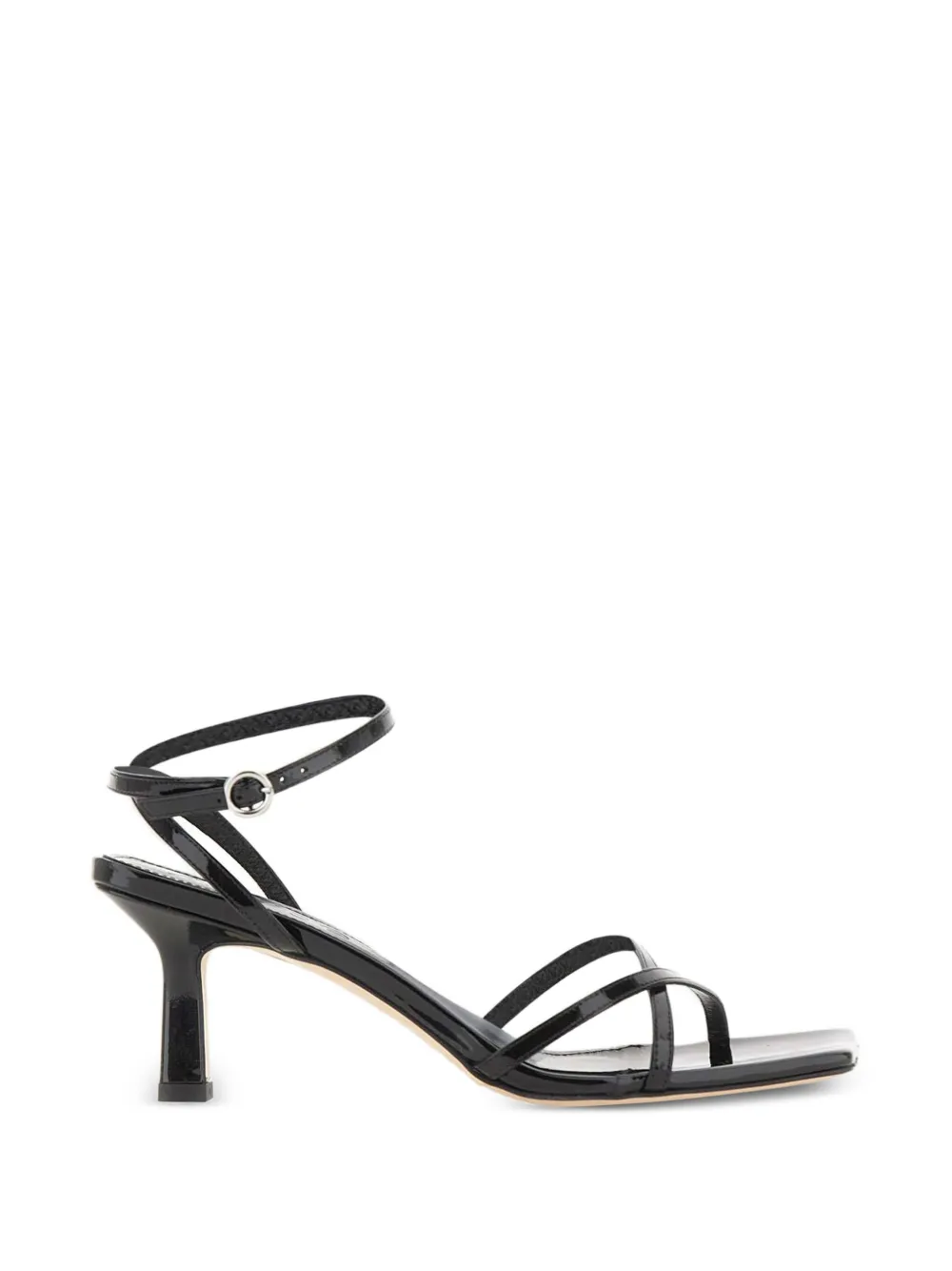 Aeyde criss-cross strap sandals Zwart