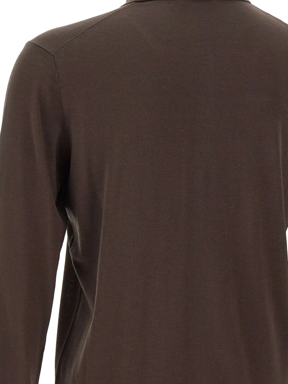 Kangra Zijden poloshirt Bruin