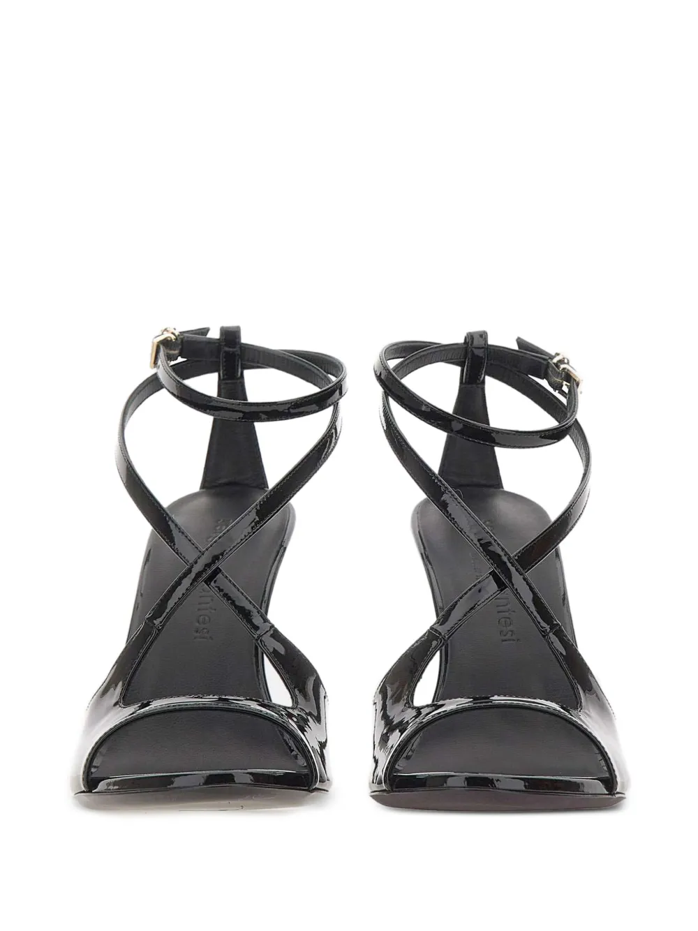  Sergio Levantesi Rebel6 Crossed-strap Sandals - Black 